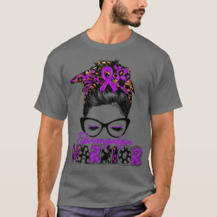 Camiseta Fibromialgia Conciencia Mujeres guerreras Glasse M