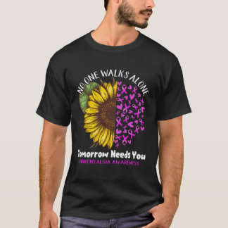 Camiseta Fibromialgia Conciencia: NADIE CAMINA SOLO MAÑANA