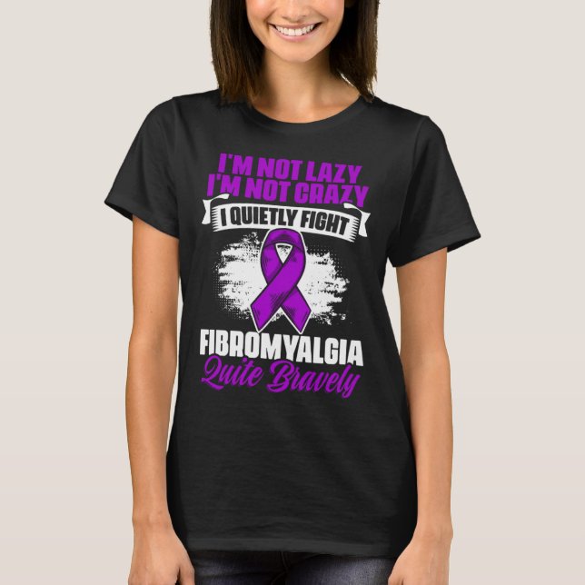 Camiseta Fibromialgia Fibro Superviviente Fibromialgia Aw (Anverso)