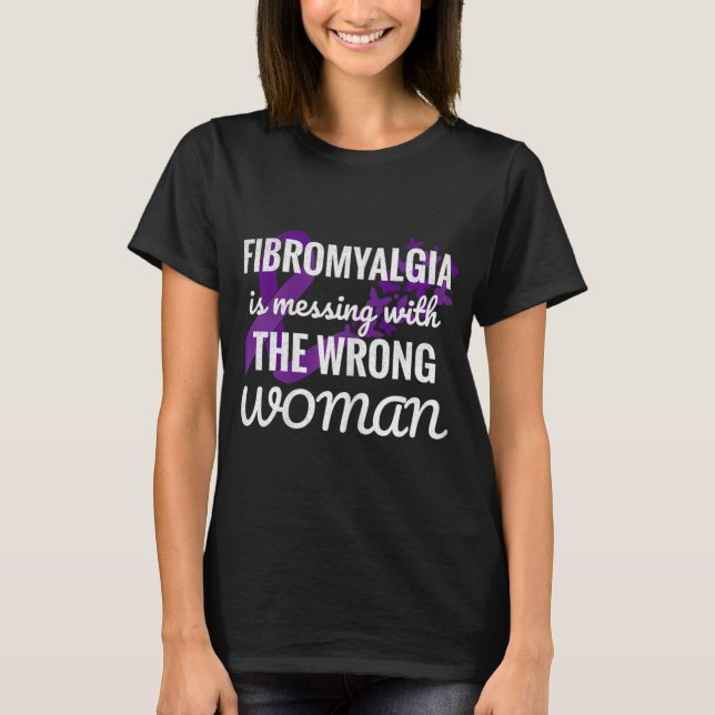 Camiseta Fibromialgia Fibro Warrior 1 (Anverso)
