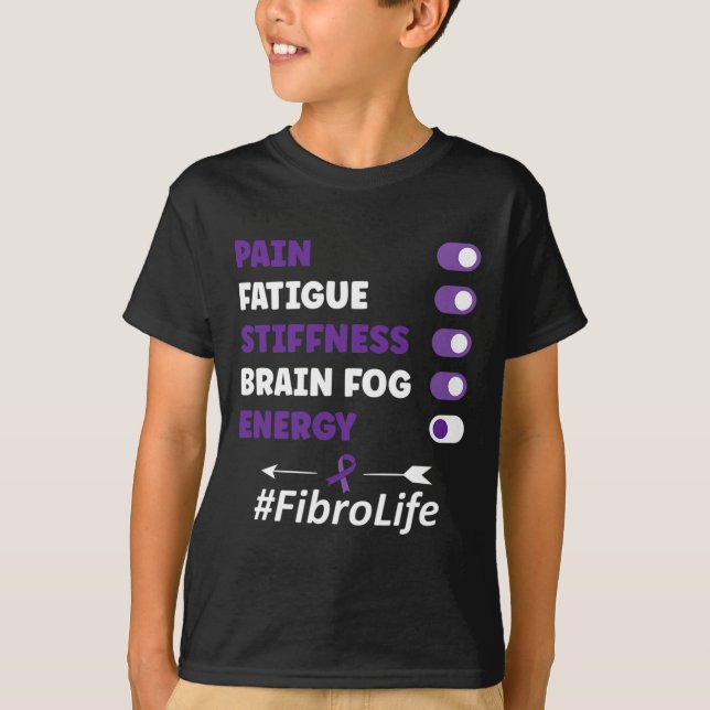 Camiseta Fibromialgia Fibromialgia Conciencia (Anverso)