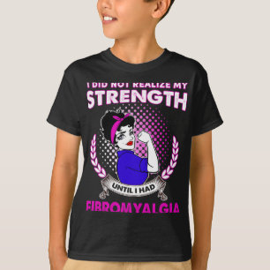 Camiseta Fibromialgia Fuerza de combate Fibromialgia Awaren