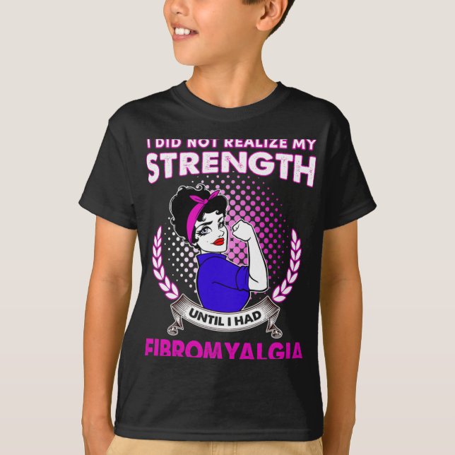 Camiseta Fibromialgia Fuerza de combate Fibromialgia Awaren (Anverso)
