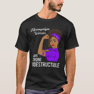 Camiseta Fibromialgia Guerrero Dolor Crónico Indestructibl