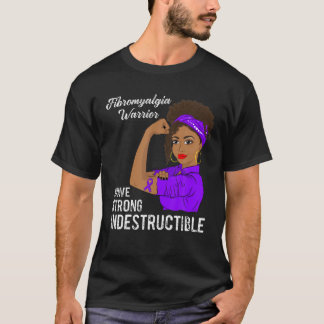 Camiseta Fibromialgia Guerrero Dolor Crónico Indestructible