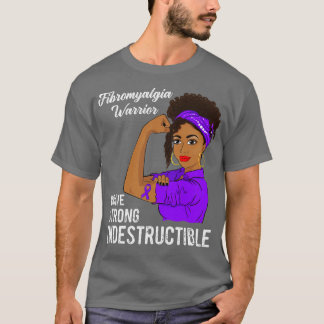 Camiseta Fibromialgia Guerrero Dolor Crónico Indestructible