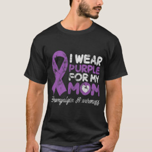 Camiseta Fibromialgia Mamá Fibro Madre Fibromiositis Apoyo