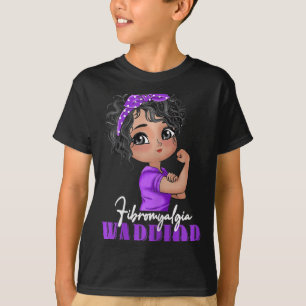 Camiseta Fibromialgia Mujeres guerreras fuertes Fibromialgi
