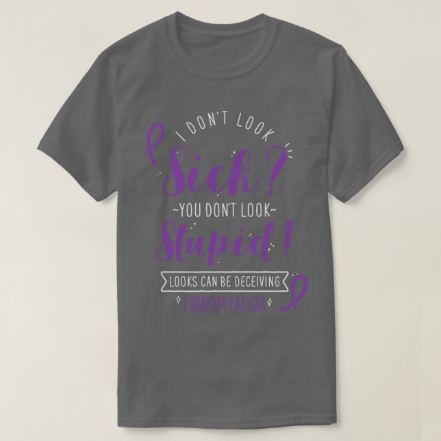 Camiseta Fibromialgia No Parezco Enferma (Diseño del anverso)