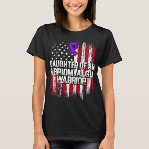Camiseta Fibromialgia Sobreviviente de conciencia Hija Guer