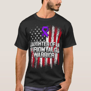 Camiseta Fibromialgia Sobreviviente de conciencia Hija Guer