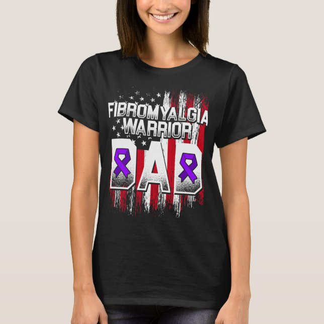 Camiseta Fibromialgia Sobreviviente de conciencia Mamá Guer (Anverso)