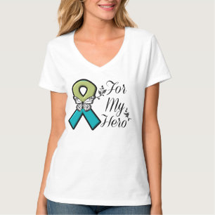 Camiseta Fibrosis pulmonar para mi héroe