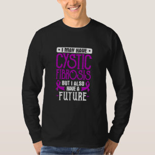 Camiseta Fibrosis quística Conciencia de la cinta púrpura