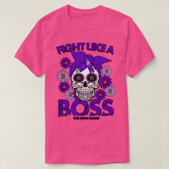 Camiseta Fibrosis quística Lucha de concientización como je (Diseño del anverso)