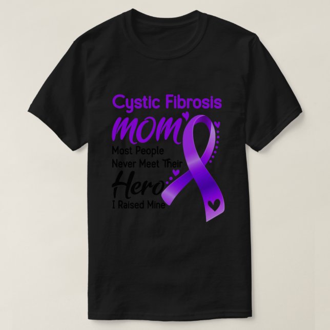 Camiseta Fibrosis quística MOM La mayoría de la gente nunca (Diseño del anverso)