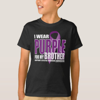Camiseta Fibrosis quística: Púrpura para Brother