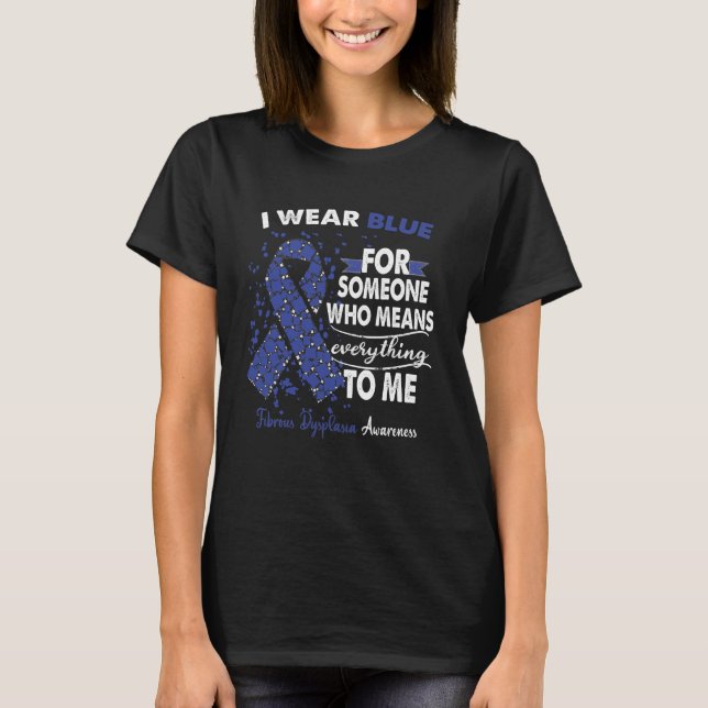 Camiseta Fibroso Displasia Conciencia Guerrero Regalos de A (Anverso)