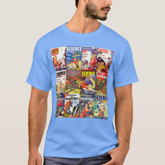 Camiseta Ficción científica LIBRO DE CÓMIC PARA HOMBRES NIÑ