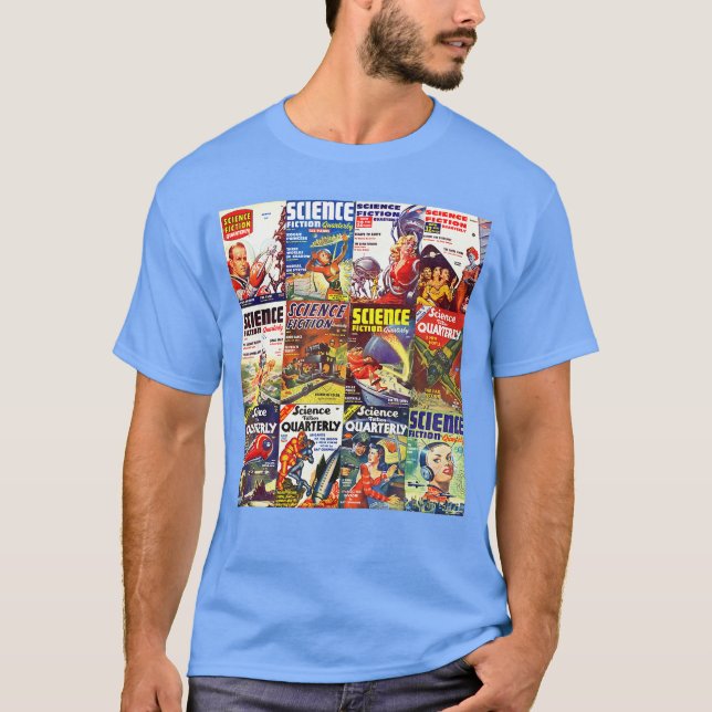 Camiseta Ficción científica LIBRO DE CÓMIC PARA HOMBRES NIÑ (Anverso)