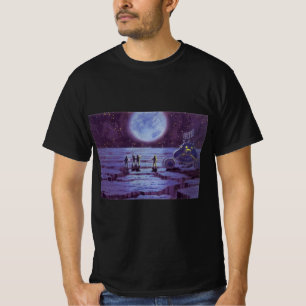 Camiseta Ficción científica vintage Rover alienígena en la
