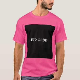 Camiseta Ficción (Texto blanco)