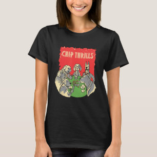 Camiseta Ficha Emociona al Jugador de Poker Juego de Cartas