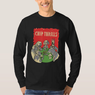 Camiseta Ficha Emociona al Jugador de Poker Juego de Cartas