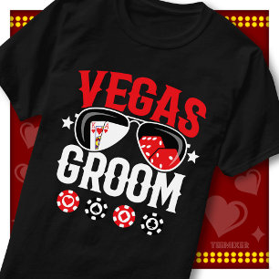 Camiseta Fichas de Casino de Despedida de Soltero en Las Ve
