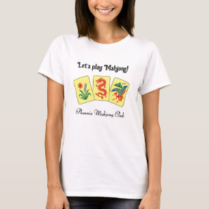 Camiseta Fichas de Mah jongg #2 “¡Vamos a jugar Mahjong!”