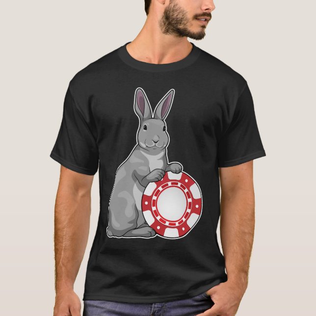 Camiseta Fichas de póker de Rabbit (Anverso)