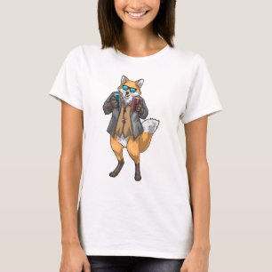 Camiseta Fichas de póquer de Fox Poker Juego de cartas