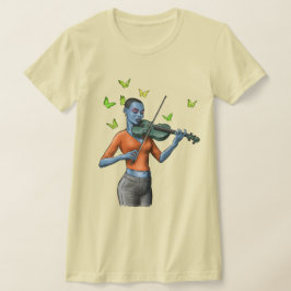 Camiseta Fiddler Dreamscape - Chica y mariposas