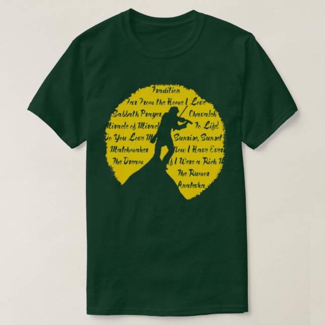 Camiseta Fiddler en el corte del techo (Diseño del anverso)