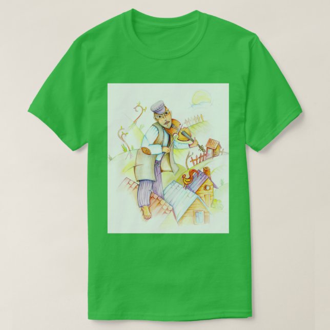 Camiseta Fiddler en el techo (Diseño del anverso)