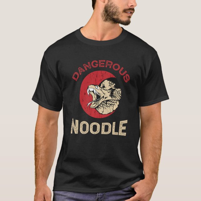Camiseta Fideicomiso peligroso, serpiente de hobby, Chiste  (Anverso)
