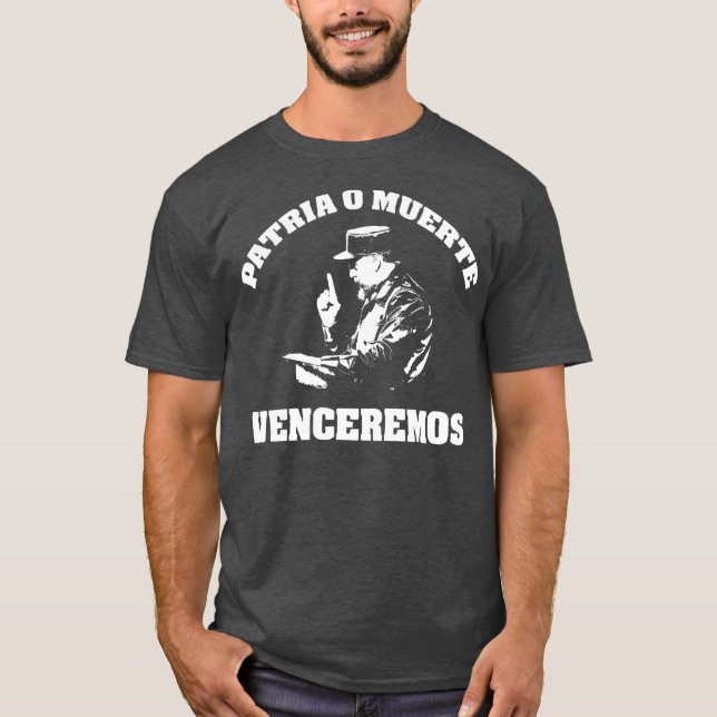 Camiseta Fidel Castro Cuba Revolución Latinoamérica  (Anverso)