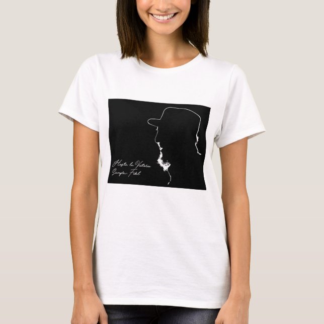 Camiseta Fidel Castro, Presidente, Revolución, Cuba, La Hab (Anverso)