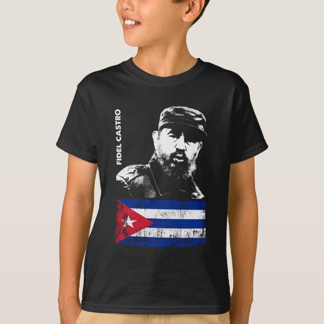 Camiseta Fidel Castro Revolución cubana (Anverso)