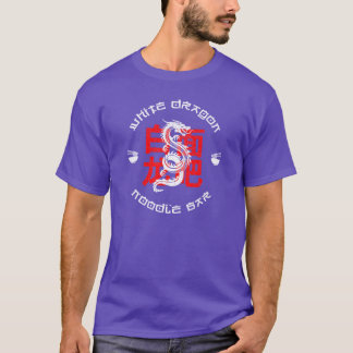 Camiseta Fideos Bar White Dragon vintage