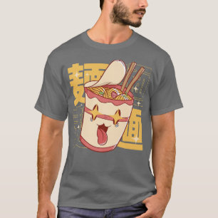 Camiseta Fideos de la Copa de Comida Instantánea Ramen Japa