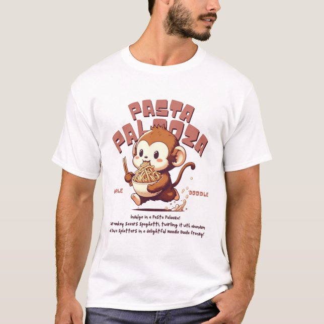 Camiseta Fideos de pasta (Anverso)