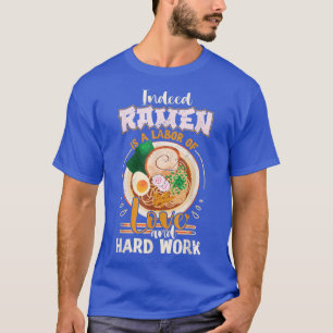 Camiseta Fideos de Ramen Anime de la cultura japonesa asiát
