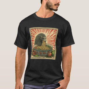 Camiseta Fideos de sello postal de arte japonés clásico Pan