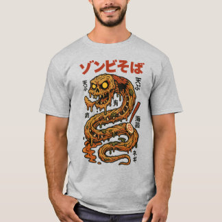 Camiseta Fideos de Zombie Soba - El espeluznante horror jap