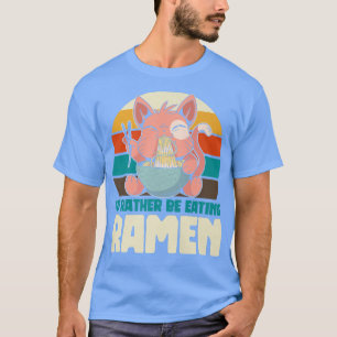 Camiseta Fideos divertidos de comida Ramen japoneses amante