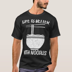 Camiseta Fideos Guay Para Hombres Cocina De Platos Femenino