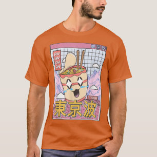 Camiseta Fideos instantáneos de Ramen Kawaii Vaporwave An