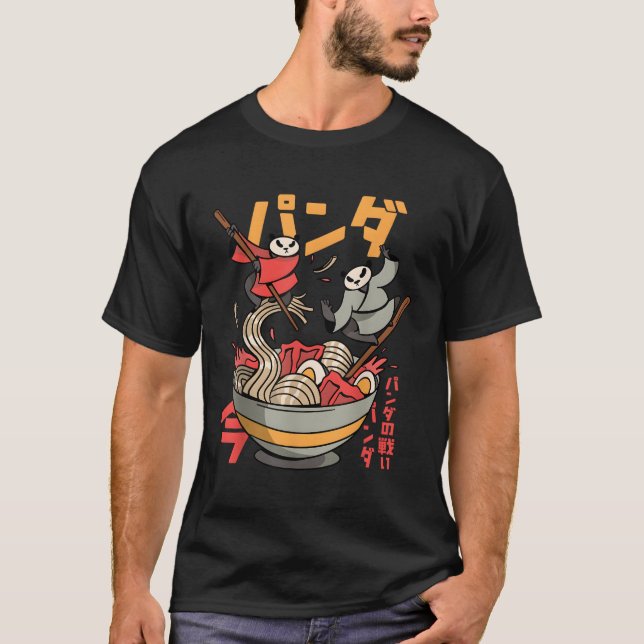 Camiseta Fideos Panda Ra de Japón (Anverso)