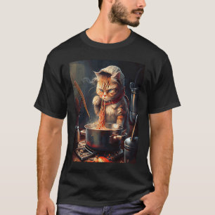 Camiseta Fideos para cocinar gatos